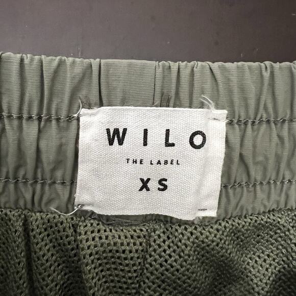 Anthropologie Wilo The Label Parachute Pants Sage Green High Rise Active Size XS - Picture 9 of 10